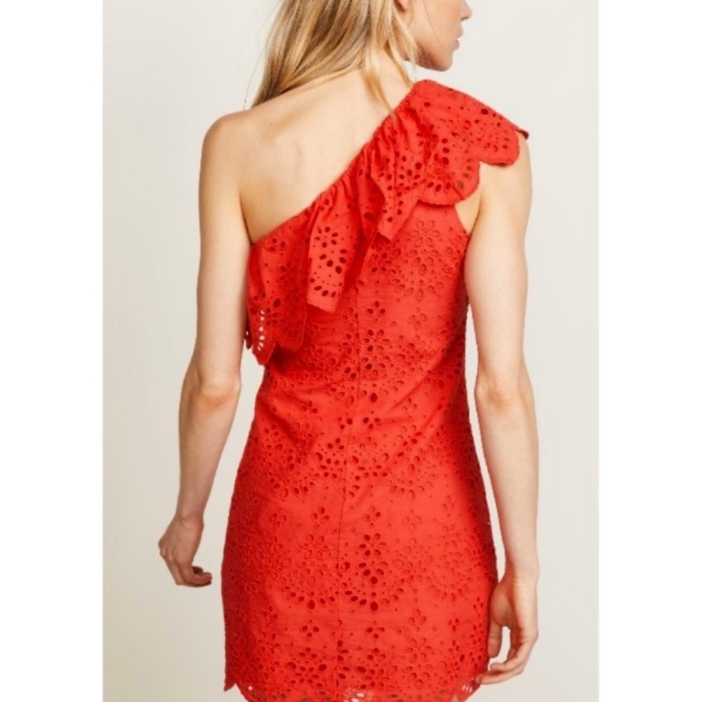 cupcakes & cashmere ~ anthro 100% cotton eyelet dress